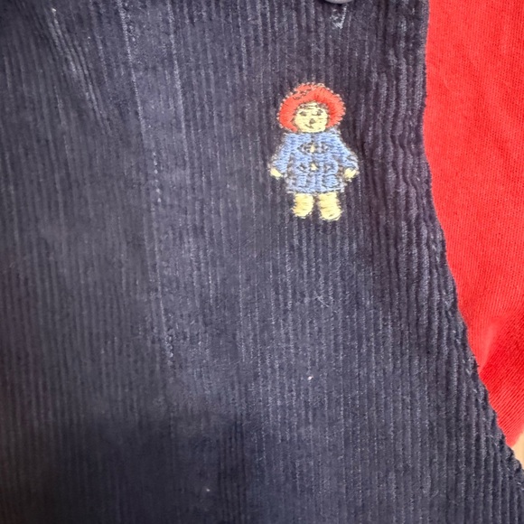 Paddington Baby Outfit 18–24M Corduroy Overalls Dungaree 2-Piece Set NWT - Picture 2 of 6